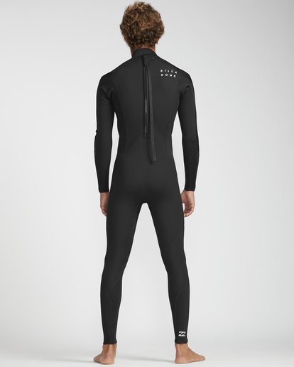 4 3/2 Absolute Flatlock Backzip Black N43M33BIP9 Billabong