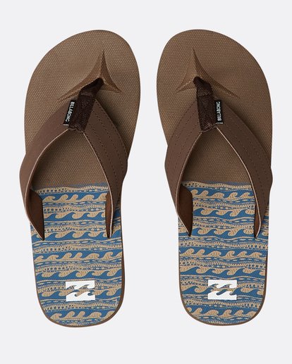 0 All Day Theme Sandals Brown N5FF07BIP9 Billabong