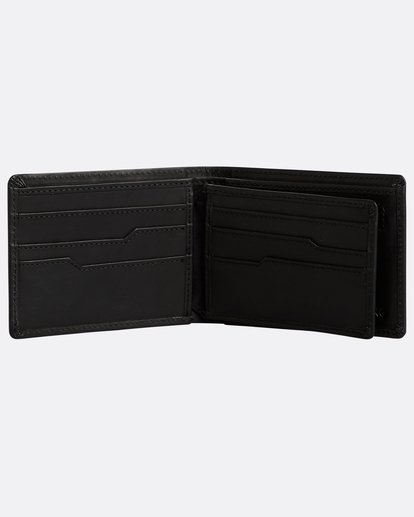 2 Vacant - Leather Wallet for Men Black N5LW02BIP9 Billabong
