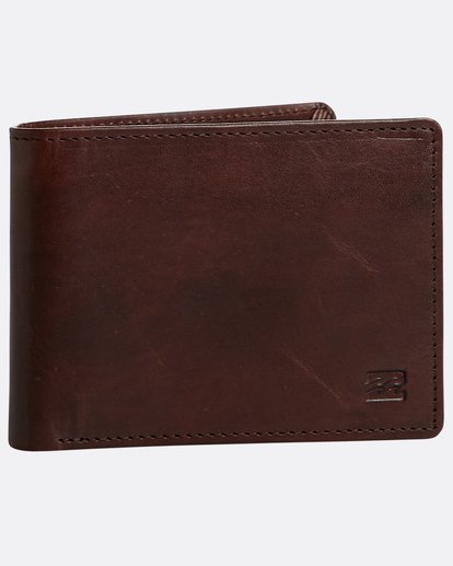 0 Vacant - Leather Wallet for Men Brown N5LW02BIP9 Billabong