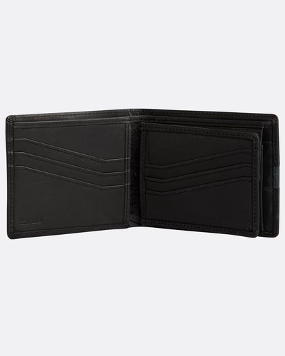 2 Dbah - Leather Wallet for Men Black N5LW03BIP9 Billabong