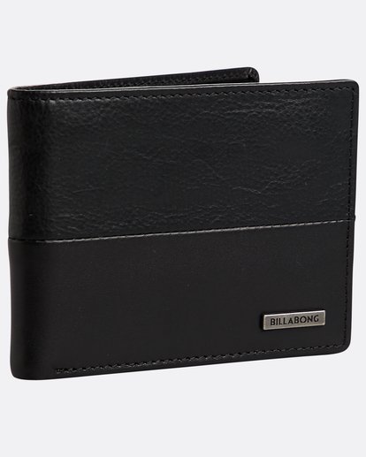 0 Fifty50 Id - Leather Wallet for Men Black N5LW04BIP9 Billabong