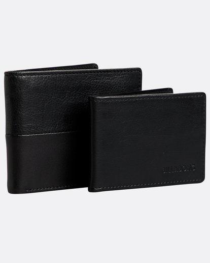3 Fifty50 Id - Leather Wallet for Men Black N5LW04BIP9 Billabong