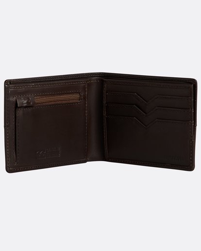 2 Fifty50 Id - Leather Wallet for Men Brown N5LW04BIP9 Billabong