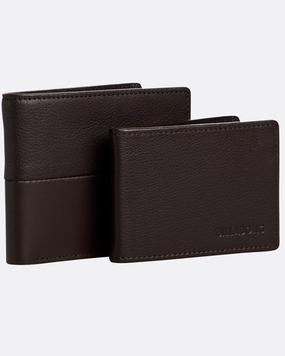 3 Fifty50 Id - Leather Wallet for Men Brown N5LW04BIP9 Billabong