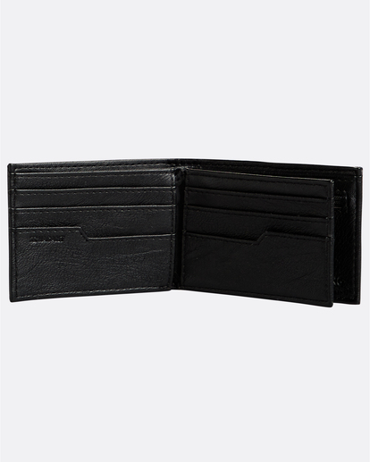 2 Vacant - Leather Wallet for Men Black N5WM04BIP9 Billabong