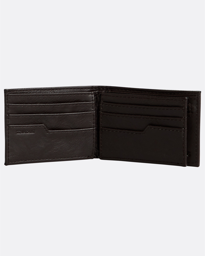 2 Vacant - Leather Wallet for Men Brown N5WM04BIP9 Billabong