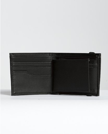 3 Locked Id - Locked ID Leather Wallet for Men Black N5WM06BIP9 Billabong