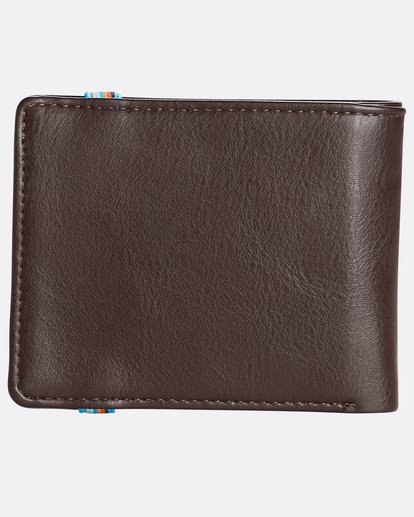1 Locked Id - Locked ID Leather Wallet for Men Brown N5WM06BIP9 Billabong