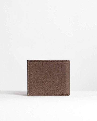 1 Die Cut - Leather Wallet for Men Brown N5WM11BIP9 Billabong