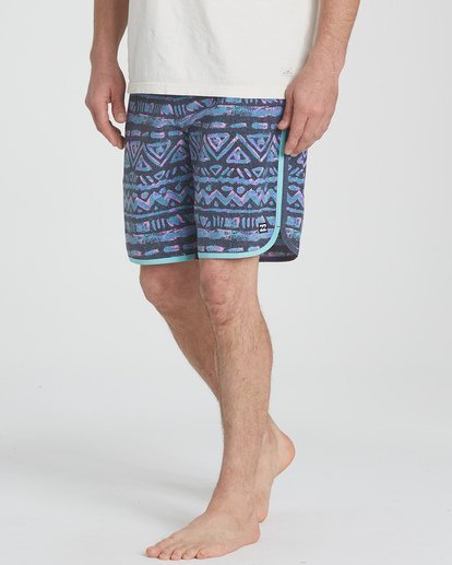 4 73 Lineup Pro 19" Boardshorts Gray P1BS04BIS9 Billabong