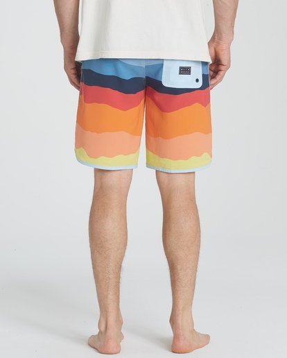 3 73 Lineup Pro 19" Boardshorts Orange P1BS04BIS9 Billabong