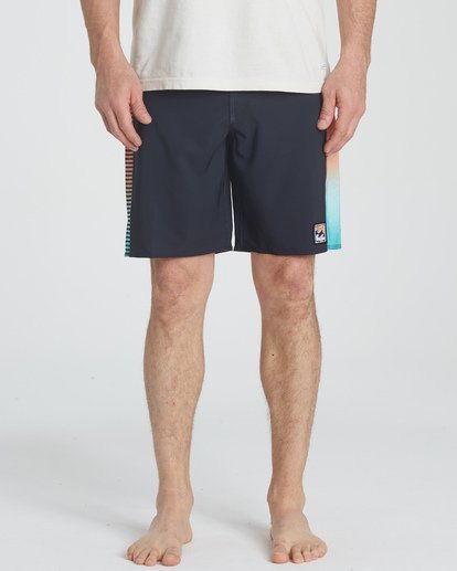 7 D Bah Pro 18" Boardshorts Gray P1BS05BIS9 Billabong