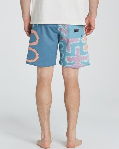 8 Strange Flora Pro 18" Boardshorts Orange P1BS10BIS9 Billabong