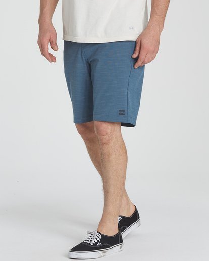 4 Crossfire X Slub Submersibles Shorts Blue P1WK01BIS9 Billabong