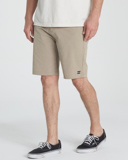 4 Crossfire X Slub Submersibles Shorts Green P1WK01BIS9 Billabong