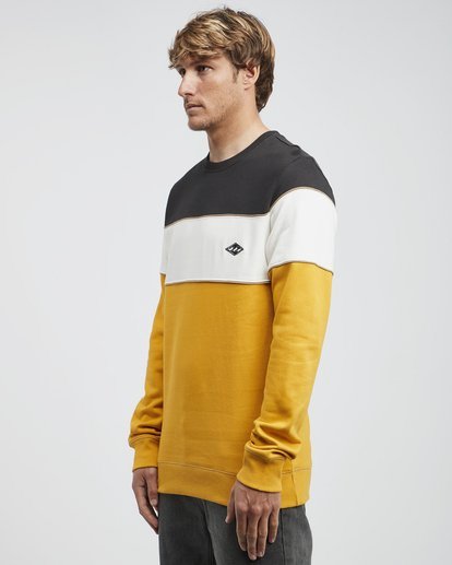 6 Edge - Crew Jumper for Men Yellow Q1CR01BIF9 Billabong