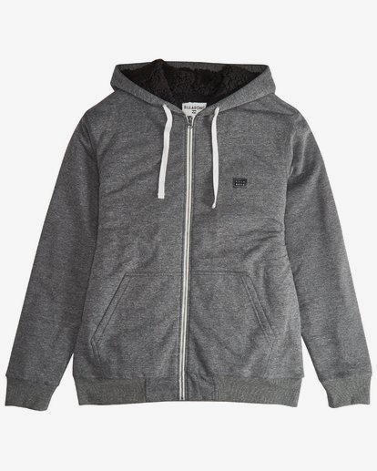 9 All Day - Sherpa Pullover Jacke für Männer Schwarz Q1FL15BIF9 Billabong