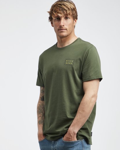 2 Die Cut Theme - Short Sleeves Tee for Men Camo Q1SS41BIF9 Billabong