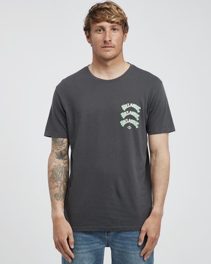 7 Warp - Short Sleeves Tee for Men Black Q1SS49BIF9 Billabong