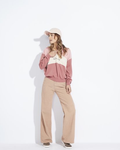 0 Pink Mood - Felpa da Donna Pink Q3HO08BIF9 Billabong