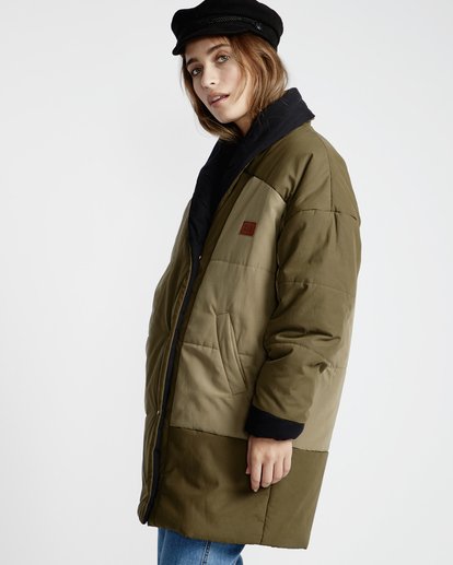 3 Queens - Jacket for Women Green Q3JK02BIF9 Billabong