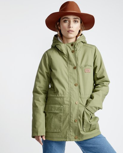 1 Facil Iti - Jacket for Women Green Q3JK11BIF9 Billabong