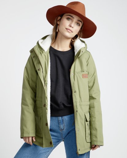 4 Facil Iti - Jacket for Women Green Q3JK11BIF9 Billabong