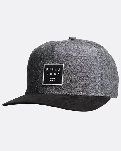 3 Stacked Up - Snapback Cap for Men Gray Q5CM02BIF9 Billabong