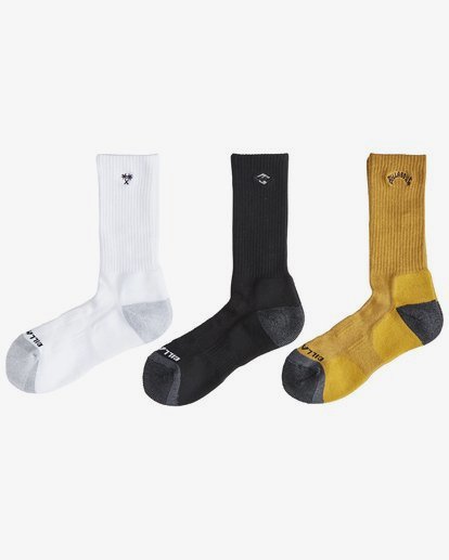 3 Mixed Bag - Crew Socks for Men  Q5SO04BIF9 Billabong