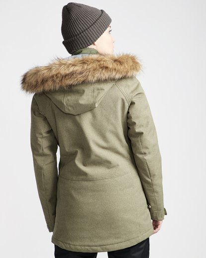 2 Into The Forest - Snow Jacket for Women Green Q6JF08BIF9 Billabong
