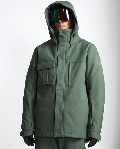 0 Shadow - Snow Jacket for Men Green Q6JM10BIF9 Billabong