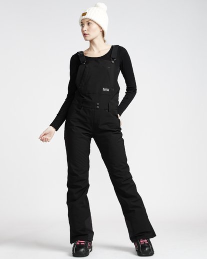 1 Riva - Adiv Bib Snow Trousers for Women Black Q6PF05BIF9 Billabong