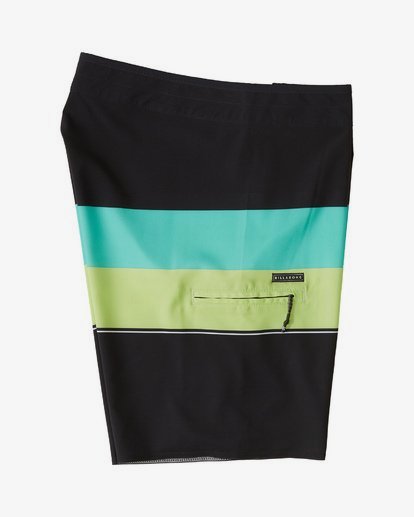 3 Momentum Airlite 19" - Performance Striped Board Shorts for Men Black S1BS19BIP0 Billabong