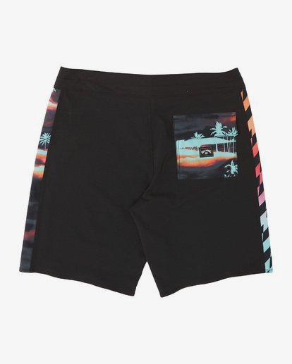 1 D Bah Pro 19" - Printed Board Shorts for Men Black S1BS30BIP0 Billabong