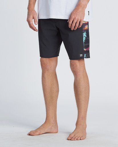 9 D Bah Pro 19" - Printed Board Shorts for Men Black S1BS30BIP0 Billabong