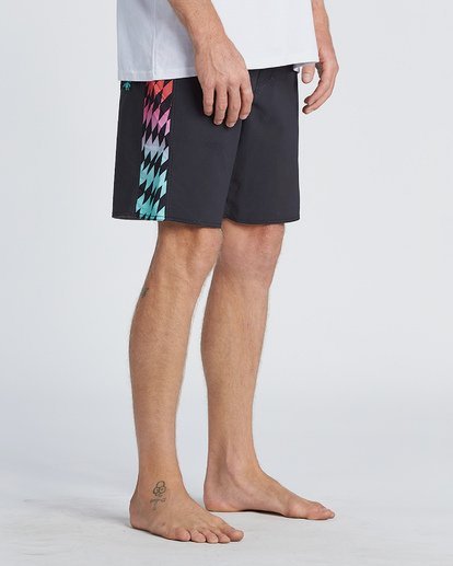 10 D Bah Pro 19" - Printed Board Shorts for Men Black S1BS30BIP0 Billabong