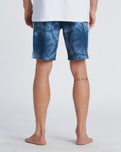 8 D Bah Pro 19" - Printed Board Shorts for Men Blue S1BS30BIP0 Billabong