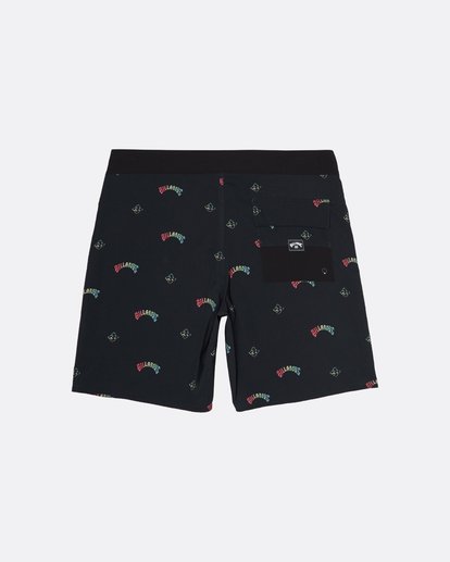1 Sundays Mini Pro 19" - Printed Board Shorts for Men Black S1BS34BIP0 Billabong