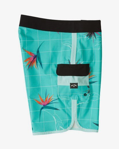 3 73 Line Up Pro 19" - Printed Board Shorts for Men Blue S1BS35BIP0 Billabong