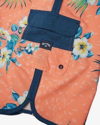 6 73 Line Up Pro 19" - Printed Board Shorts for Men Multicolor S1BS35BIP0 Billabong