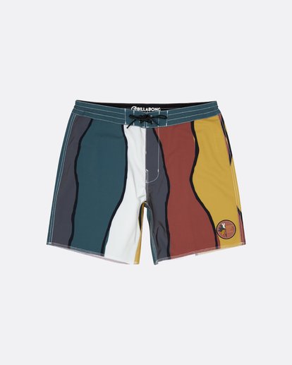 0 Pukas Factory 17" - Bañador de surf de pantalón para Hombre Verde S1BS70BIP0 Billabong