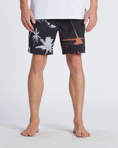 4 Sundays Intrchng Laybacks 17" - Elastic Waist Board Shorts for Men Blue S1LB05BIP0 Billabong