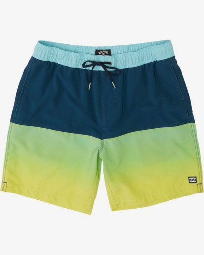 2 Fifty50 Laybacks 17" - Elastic Waist Board Shorts for Men Yellow S1LB06BIP0 Billabong