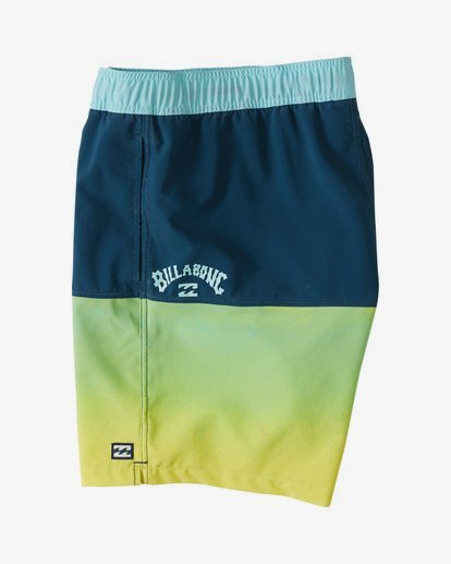 4 Fifty50 Laybacks 17" - Elastic Waist Board Shorts for Men Yellow S1LB06BIP0 Billabong