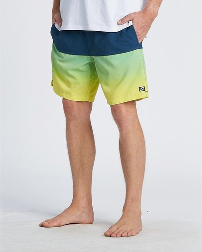 11 Fifty50 Laybacks 17" - Elastic Waist Board Shorts for Men Yellow S1LB06BIP0 Billabong