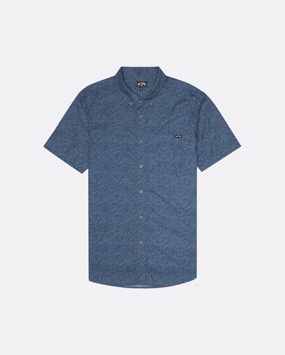 3 Sundays Mini - Short Sleeve Shirt for Men Blue S1SH04BIP0 Billabong