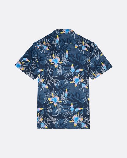 4 Sundays Floral - Short Sleeve Shirt for Men Blue S1SH05BIP0 Billabong
