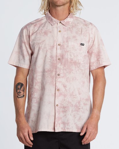 0 Sundays - Camisa tie-dye para Hombre Violeta S1SH06BIP0 Billabong