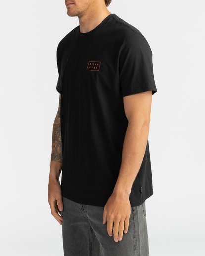 3 Die Cut - T-Shirt for Men Black S1SS42BIP0 Billabong